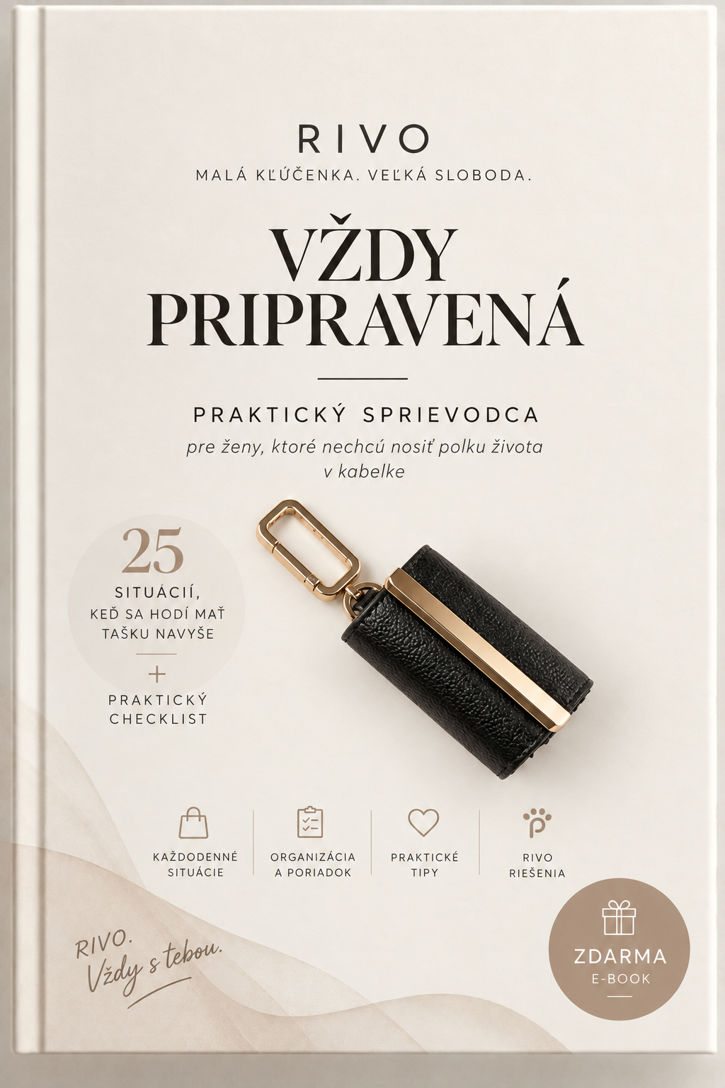 RIVO – kľúčenka + taška